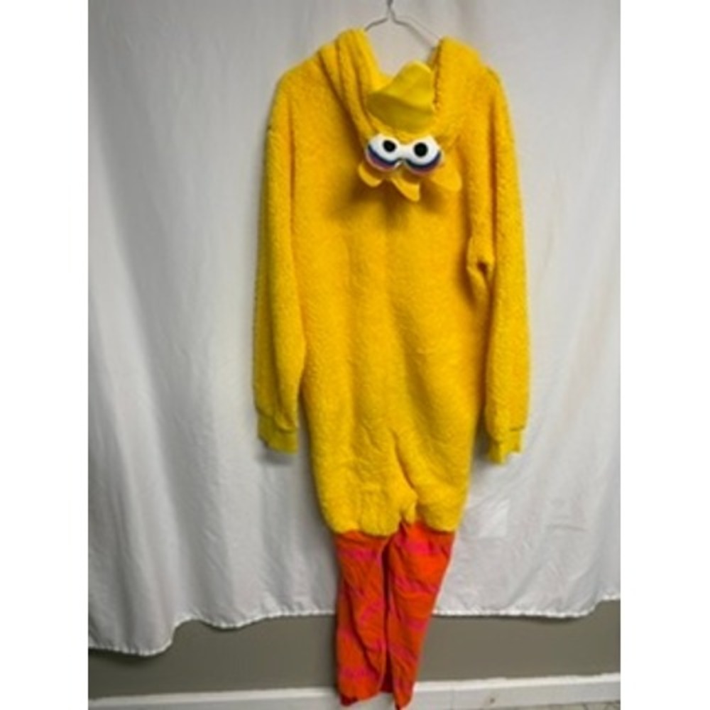 Sesame Street Big Bird Hooded Plush Jumpsuit Costume Halloween